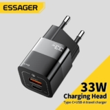 מטען מהיר קומפקטי במיוחד – Essager 33W GaN עם זוג פורטים רק ב$9.78