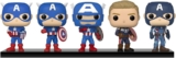 סט 5 בובות פנקו Funko Pop! Marvel Captain America Through The Ages 5 Pack רק ב₪83!