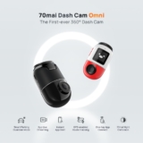 מצלמת רכב חכמה ומסתובבת 70mai Dash Cam X200 Omni 360 AI רק ב$134.62! (+ערכת חיבור מרחוק למצב חנייה 4G LTE רק ב$41.99!)