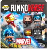 4 בובות פאנקו ומשחק Funko Games Funkoverse Marvel 100 4 Pack רק ב₪49!