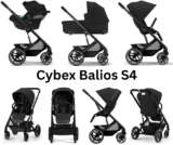 עגלת תינוק משולבת טיולון ועריסה Cybex Balios S4 רק ב₪1,990!