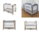 מיטת תינוק 4 ב-1 BabySafe Oasis – גם מיטה נצמדת, גם משטח החתלה, גם לול קמפינג רק ב₪599 עד הבית! (כולל תיק נשיאה, מזרן ומשטח החתלה)