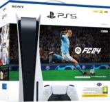 באנדל קונסולת משחק Sony PlayStation 5 825GB Bluray Edition + משחק FC 24 רק ב₪2,089 ומשלוח חינם!