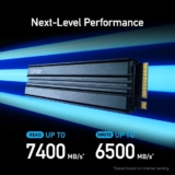 כונן Lexar NM790 SSD with Heatsink 1TB מהיר עד 7400MB/s! תואם PS5 רק ב₪319! 2TB רק ב₪672! 4TB רק ב₪1103!