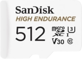 כרטיס זיכרון עמיד לכתיבה ממושכת (מצלמות אבטחה / רכב) SanDisk 512GB High Endurance C10, U3, V30, 4K רק ב$54.08 ומשלוח חינם!