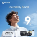מיקרופון אלחוטי Hollyland Lark M2 – הקטן והקל בעולם החל מ$129.80! (הכי זול שהיה!)