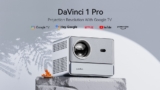 מקרן Wanbo DaVinci 1 Pro החדש! עם גוגל TV מובנה ב$270.93!
