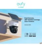 מצלמת אבטחה סולארית כפולה eufy SoloCam S340 Solar Security Camera עם זום X8, רק ב$82.92!