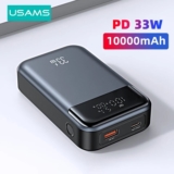 סוללת גיבוי / מטען נייד USAMS Mini Power Bank 10000mAh 33W PD רק ב$14.38!