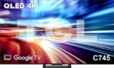 טלוויזיה חכמה 65″ TCL 4K  QLED 65C745 רק ב₪4,039!