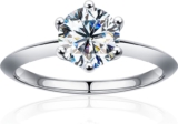 טבעת יהלום Moissanite רק ב$19.97!