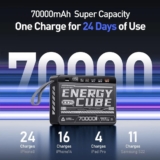 תחנת כוח / סוללת גיבוי MOVESPEED Z70 Power Bank 70000mAh רק ב$53.46!