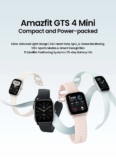 שעון חכם Amazfit GTS 4 Mini גלובלי רק ב$56.47!