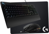 מקלדת גיימרים Logitech G213 Prodigy RGB + עכבר גיימרים חוטי Logitech G102 Lightsync + משטח עכבר לגיימרים Logitech G240 רק ב₪279!