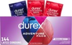 ישר כוח! חבילת 144 קונדומים Durex Condoms Adventure Pack רק ב$26.25!