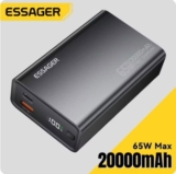 מטען נייד Essager 20000mAh PD 65W רק ב$26.11!