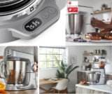 מיקסר שף Kenwood Titanium Chef Baker KVL65 XL 1200W רק ב₪1,868 במקום ₪2,490 ומשלוח חינם! (אחריות יבואן רשמי!, זוג קערות, משקל מובנה!)