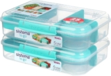 זוג קופסאות אוכל Sistema Bento Create To Go רק ב$19.99! (הכי זול שהיה!)