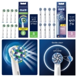 מארזי 8 ראשים למברשות שיניים Oral-B Cross Action / Pro Sensitive Clean רק ב-₪140!