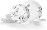 סט צלחות Corelle Boutique Misty Leaves עם 12 חלקים, 4 סועדים רק ב$69.98 ומשלוח חינם!