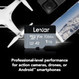 כרטיס זיכרון Lexar 1TB Professional עד 160MB/s רק ב₪282 ומשלוח חינם!