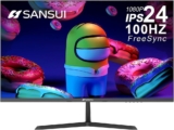 מסך מחשב  SANSUI Monitor 24 inch 100Hz IPS 1080P רק ב₪272 ומשלוח חינם!