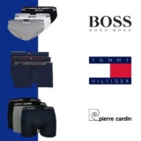 מגוון מארזי 3 תחתונים/בוקסרים לגברים Hugo Boss / Pierre Cardin / Tommy Hilfiger  החל מ-₪62 לשלישייה או ₪48 לשלישייה בקניית 3 מארזים!