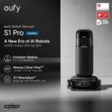 הוא הגיע!!! שואב אבק רובוטי Eufy S1 Pro מבית Anker המהפכני עם רולר רק ב₪4,949 במקום ₪5,679!