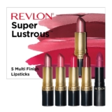 ליפסטיק Revlon Super Lustrous! סט 3 גוונים רק ב₪64! סט 5 רק ב₪119!