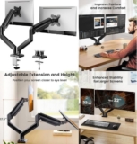 זרוע מסך כפולה ErGear Dual Monitor Stand רק ב₪127 ומשלוח חינם! (ורק ₪102 לחברי פריים!)