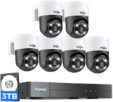 מערכת אבטחה Hiseeu NVR, כונן 3TB ו5 מצלמות עם תאורה משולבת רק ב₪1,458!