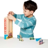 חניון מכוניות עץ צבעונית Melissa & Doug ב$19.99