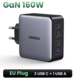 מטען מהיר, איכותי ועוצמתי! UGREEN 160W GaN Charger רק ב$48.99!