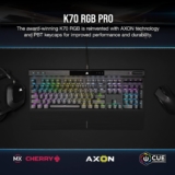 לרציניים בלבד! מקלדת גיימינג אופטית מכאנית Corsair K70 RGB PRO רק ב₪438!