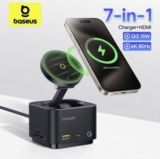 מטען הכל באחד! Baseus MagPro Series Il עם 7 חיבורים וטעינה אלחוטית רק ב$23.86!
