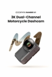 רוכבים? מצלמת דרך לאופנועים DDPAI RANGER M1 רק ב₪205! (+ כרטיס 64GB במתנה)