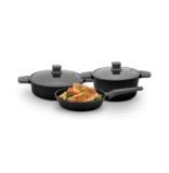 מערכת בישול 7 חלקים Naaman Black Touch רק ב₪329 ומשלוח חינם!