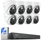 קיט 8 מצלמות REOLINK 12MP PoE עם 16CH NVR וכונן 4TB רק ב₪3,808