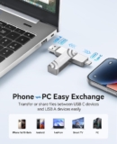 דיסקאונקי ORICO G201 עם חיבור USB-C + USB -A ומהירות עד 1050MB/s! לגיבוי והעברה מהירה קלה לניידים, מחשבים ועוד!  512GB רק ב$49.99! 1TB רק ב$70.99! פטור ממס ומשלוח חינם!