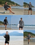 זוג חולוצות ים / בריכה / אימון PINSPARK Rash Guard עם סינון קרינה UPF 50+ רק ב₪34!