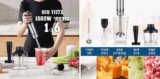 בלנדר מוט 6 ב-1 Homex BLENX-1800 עם מנוע 1800W (!!!) רק ב₪189 במקום ₪299!