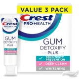 מארז 3 משחות שיניים Crest Pro-Health Gum Detoxify Plus רק ב₪50! עוד $5 הנחה בקניית זוג ומעלה!