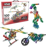 קנקס (קונקס) משחק הרכבה ענק! 863 חלקים K'NEX רק ב₪118!