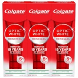 על הדרך! 3 משחות שיניים הלבנה ושיקום Colgate Optic White Renewal רק ב₪65
