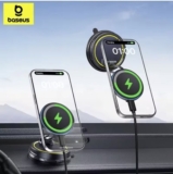 מעמד מגנטי לרכב עם טעינה אלחוטי Baseus PrimeTrip VC2 Pro רק ב₪57!