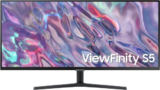 מסך מחשב Samsung ViewFinity S5 S34C500GAM UWQHD VA 34" FreeSync רק ב₪1,169 ומשלוח חינם!