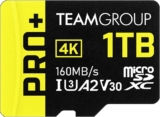 כרטיס זיכרון TEAMGROUP A2 Pro Plus U3 A2 V30 מהיר עד 160MB/s רק ב₪187!