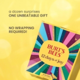 השפתיים יבשות? סט מתנה Burt's Bees 12 Days of Joy Lip Balm עם 12 שפתונים בהפתעה רק ב₪68!