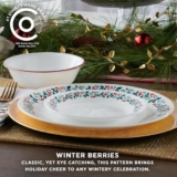 סט צלחות Corelle Vitrelle Winter Berries עם 18 חלקים ל-6 סועדים רק ב₪245 ומשלוח חינם!