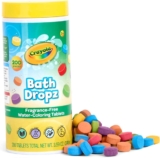 200 טבליות אמבט צבעוניות לילדים Crayola Bath Dropz רק ב₪34!